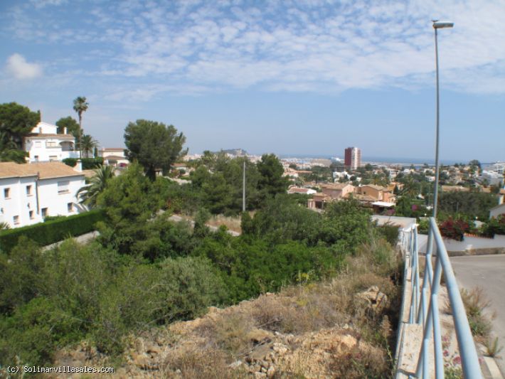 Plot of land with sea views in Denia SOLD - UNDER OFFER